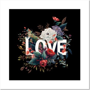 Love in Floral 5 Posters and Art